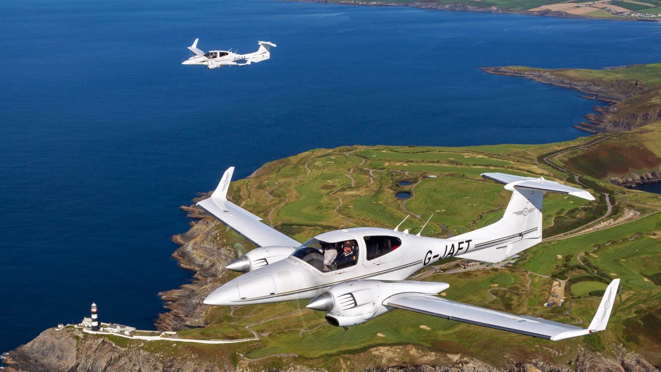 A scenic flight over the Old Head of Kinsale with The Atlantic Flight Training Academy