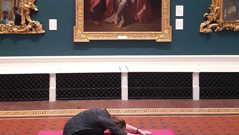 Yoga, Photo National Gallery of Ireland.