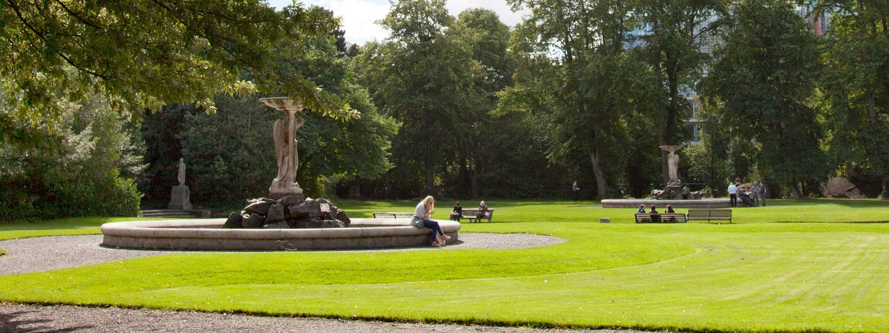 The fountains at the Iveagh Gardens, Dublin, County Dublin 