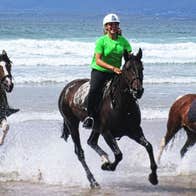 Canter on the beach at Donegal Equestrian Centre Bundoran County Donegal