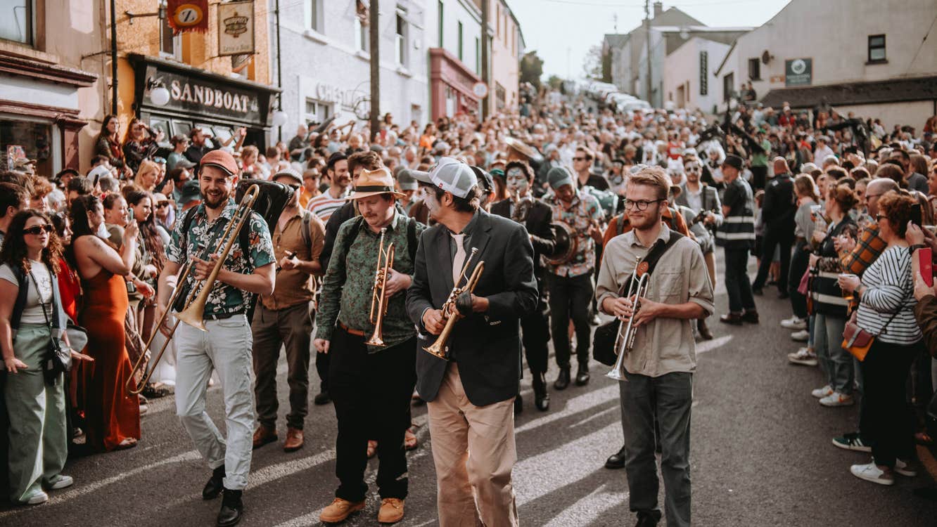 New Orleans Style Jazz Funeral Parade
