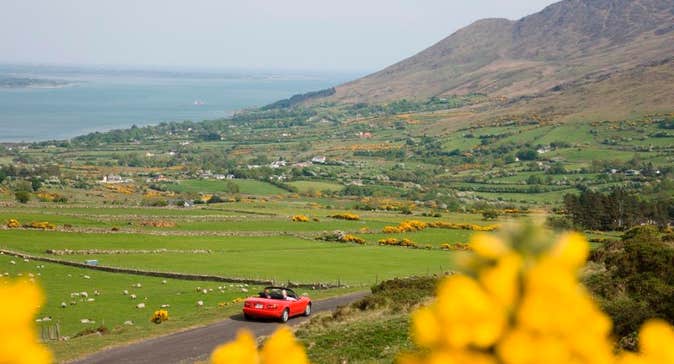 Open top car on the Louth route