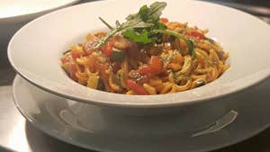 Pasta Dish at the Loft Café