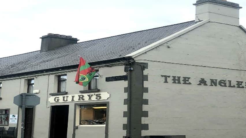 View of Guiry's The Anglers Bar Foxford