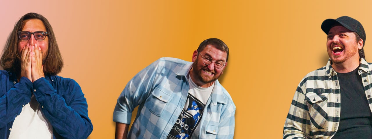 Three members of comedy improv group Big Grande.