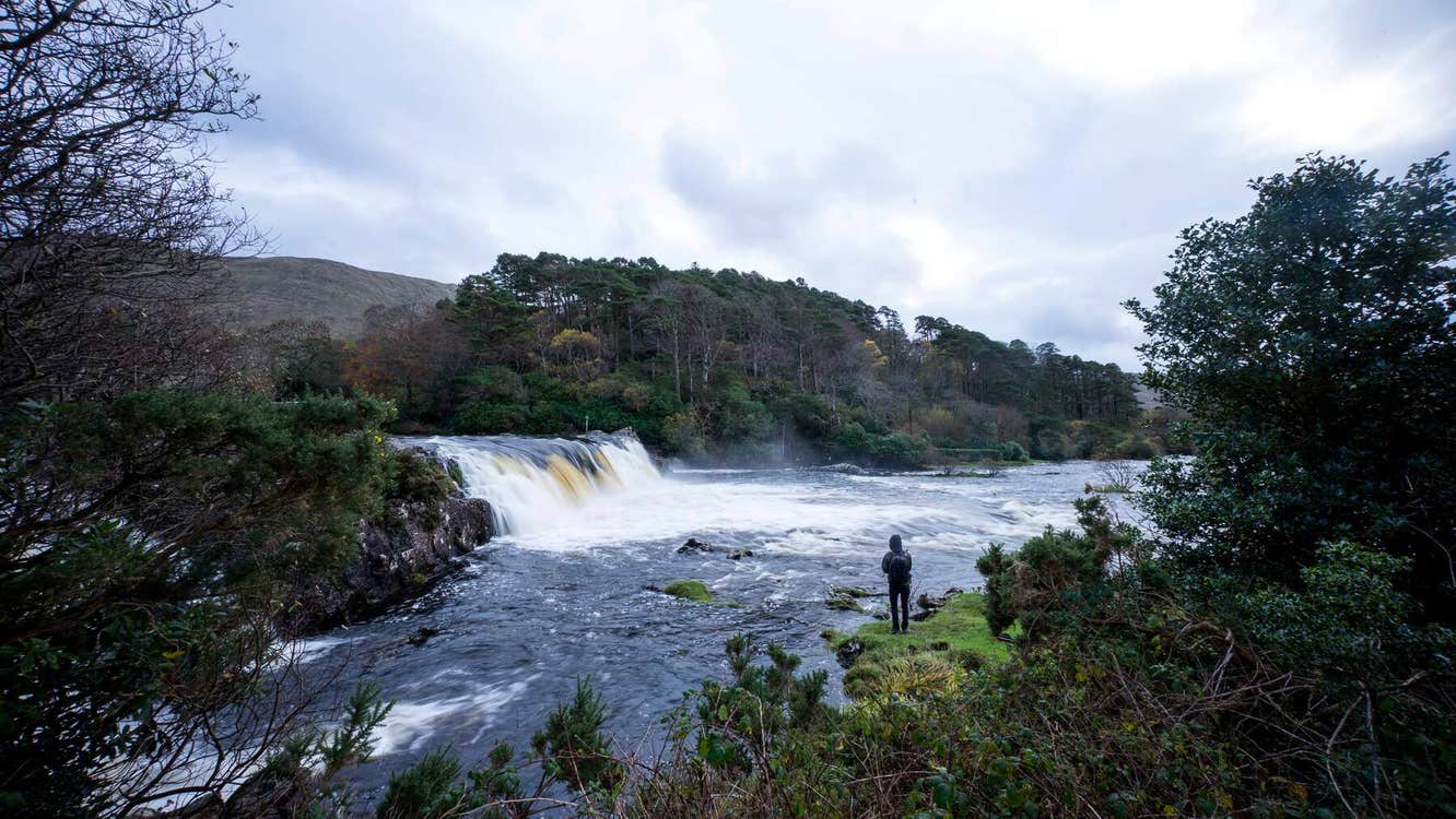Aasleagh Falls in County Mayo.