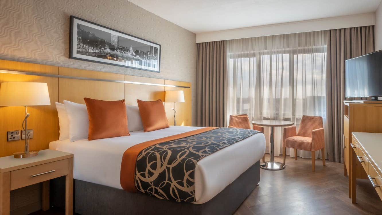 View of bedroom with double bed
