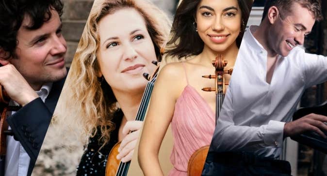 A star-studded opening concert sees Irish / Dutch violinist Gwendolyn Masin, Spanish violist Sara Ferrández and Irish cellist Brian O Kane join Artistic Director Fiachra Garvey for a bravura programme of piano quartet masterworks!