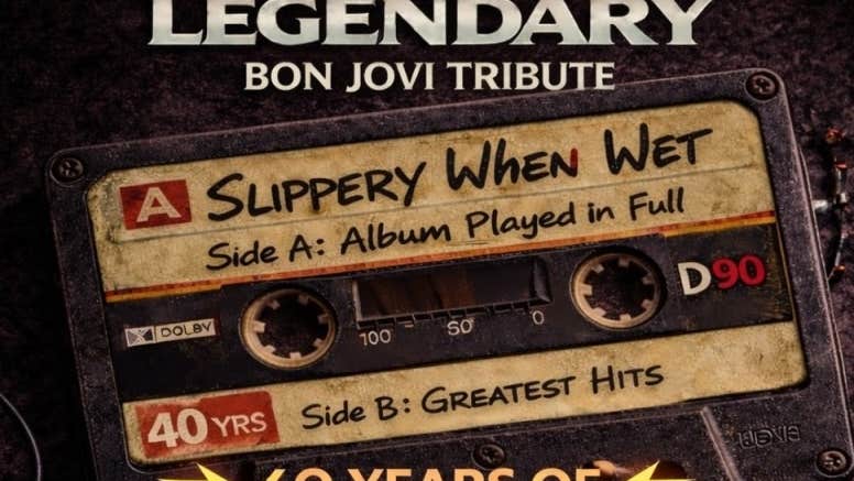 Bon Jovi tribute band, Legendary - view of an old cassette tape