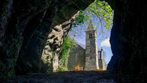 View from the tunnel
