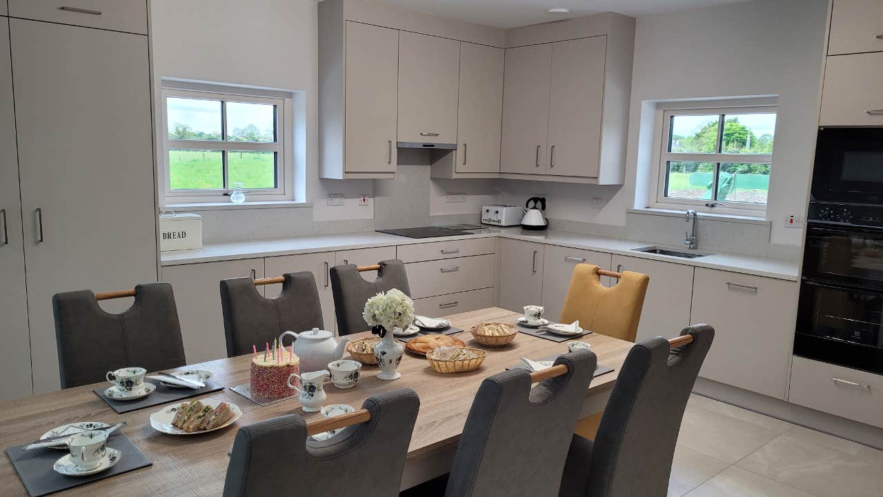 Kitchen with table and chairs