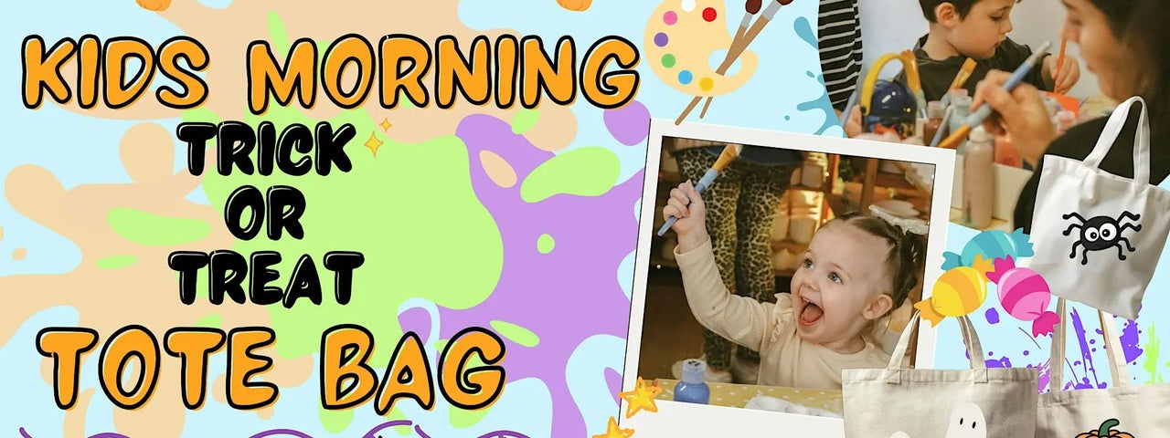 Halloween Kids Morning | Paint Your Own Trick or Treat Bag