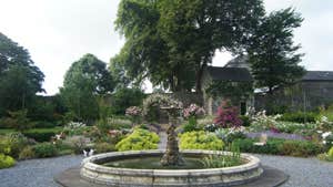 The fountain at Woodville House and Walled Garden