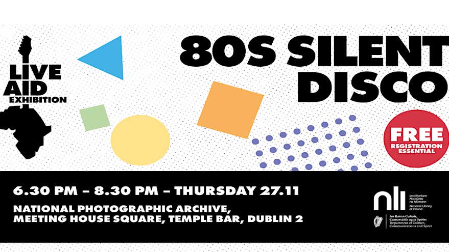 80s Silent Disco at Live Aid Exhibition