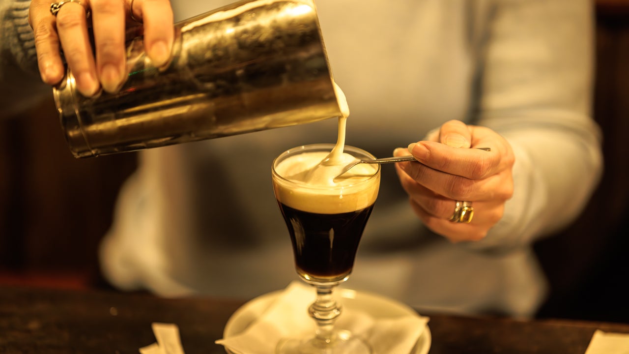 Enjoy learning a new skill with our Irish Coffee making experience