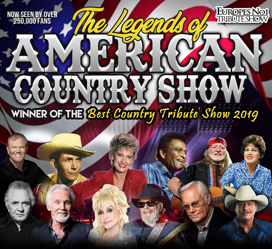 The Legends of American Country Music presented by JMG Music Group, live on stage at Siamsa Tíre Theatre, Tralee.