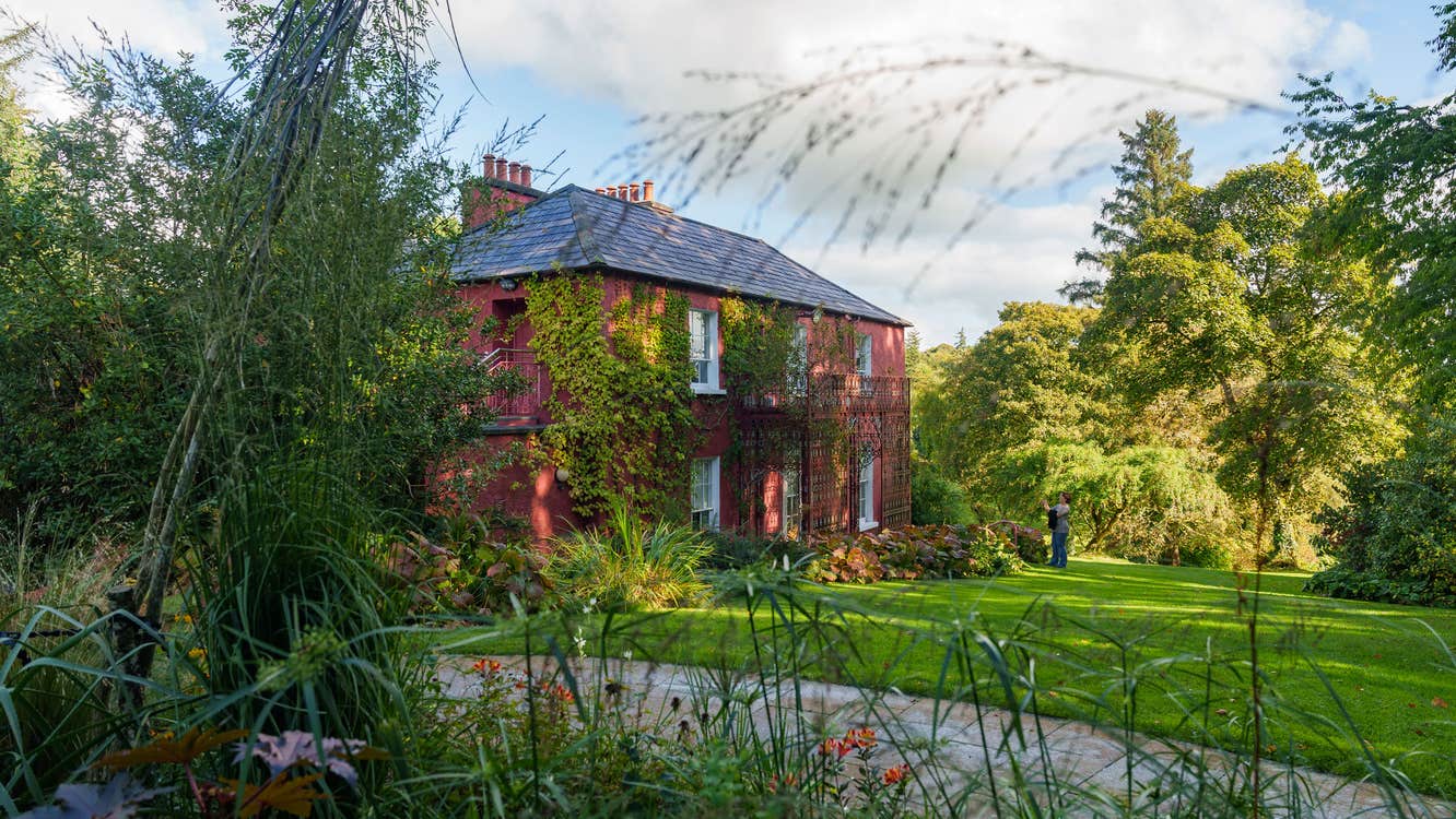 Exterior view of Glebe House and garden