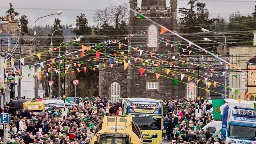 We always get a large crowd in Cootehill