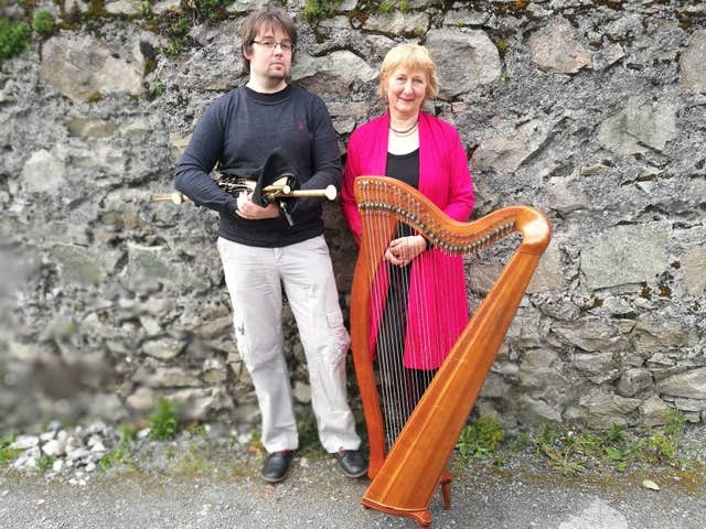 Kathleen Loughnane & Cormac Cannon at the Ancient Music Festival, Kilmacanogue, Wicklow