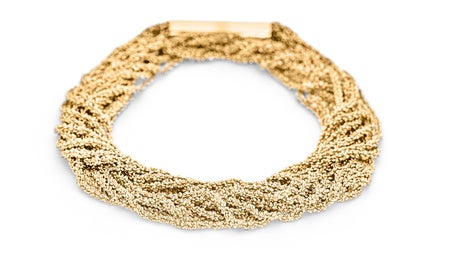 Sterling silver and yellow gold plated Bracelet