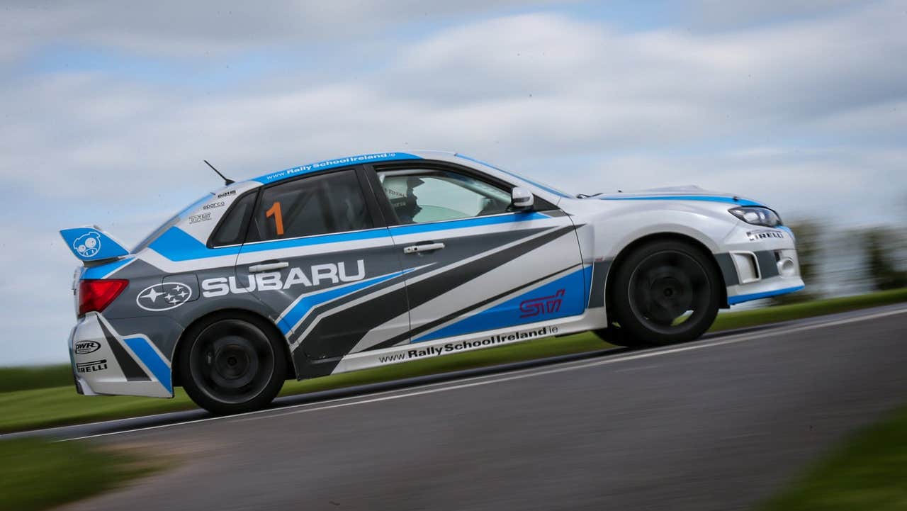 Subaru rally car