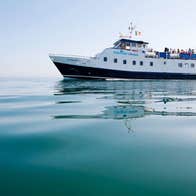 Dublin Bay Cruises out on very calm water
