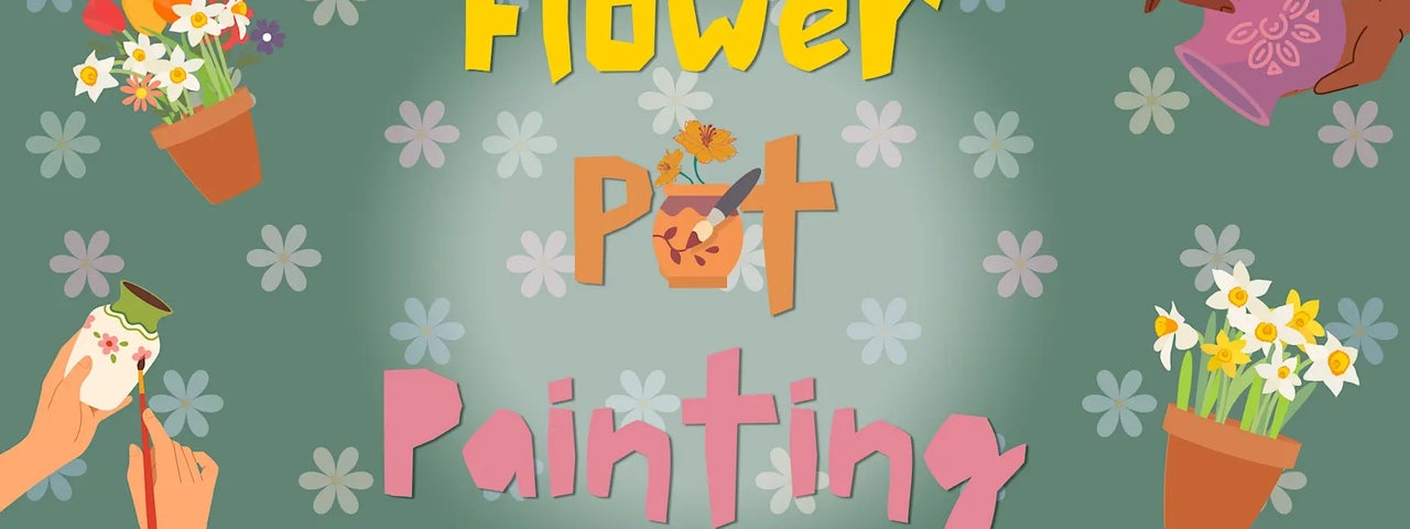 Flower Pot Painting creative Workshop
