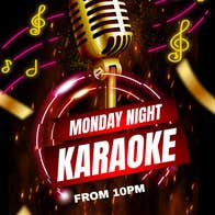 Poster for Monday Night Karaoke with Trevor Fitz