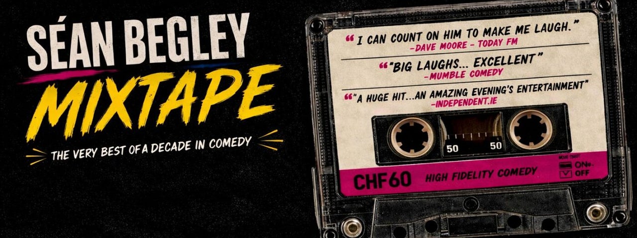 This image is Sean Begley's image design for his show Mixtape
