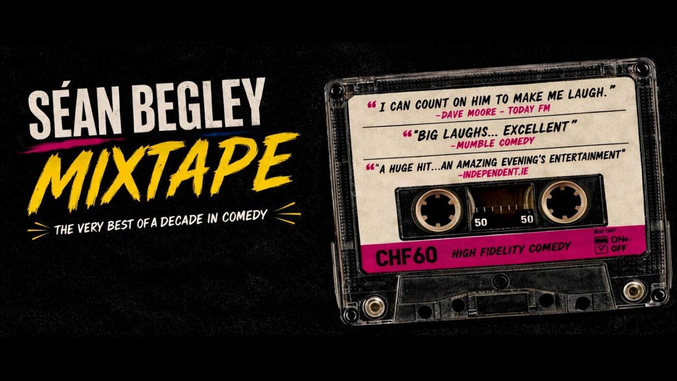 This image is Sean Begley's image design for his show Mixtape