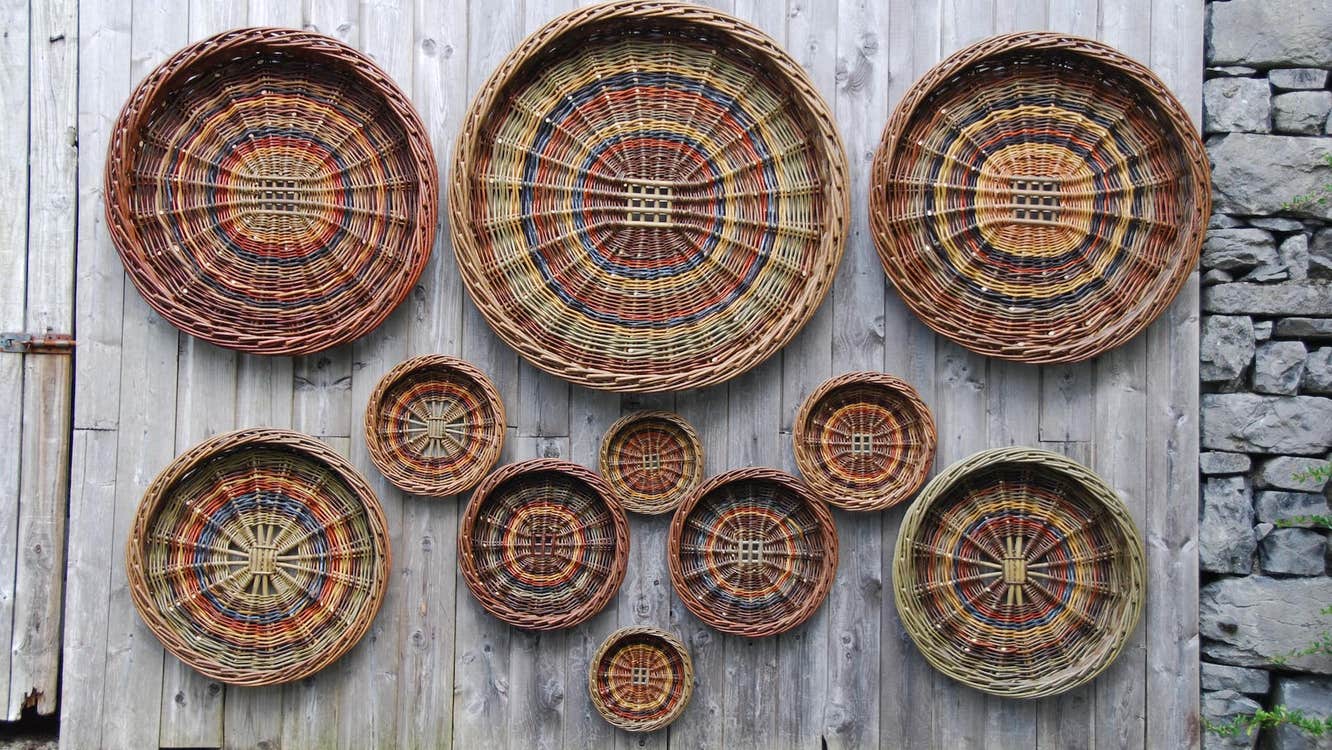 Selection of Skibs by Basketmaker Joe Hogan
