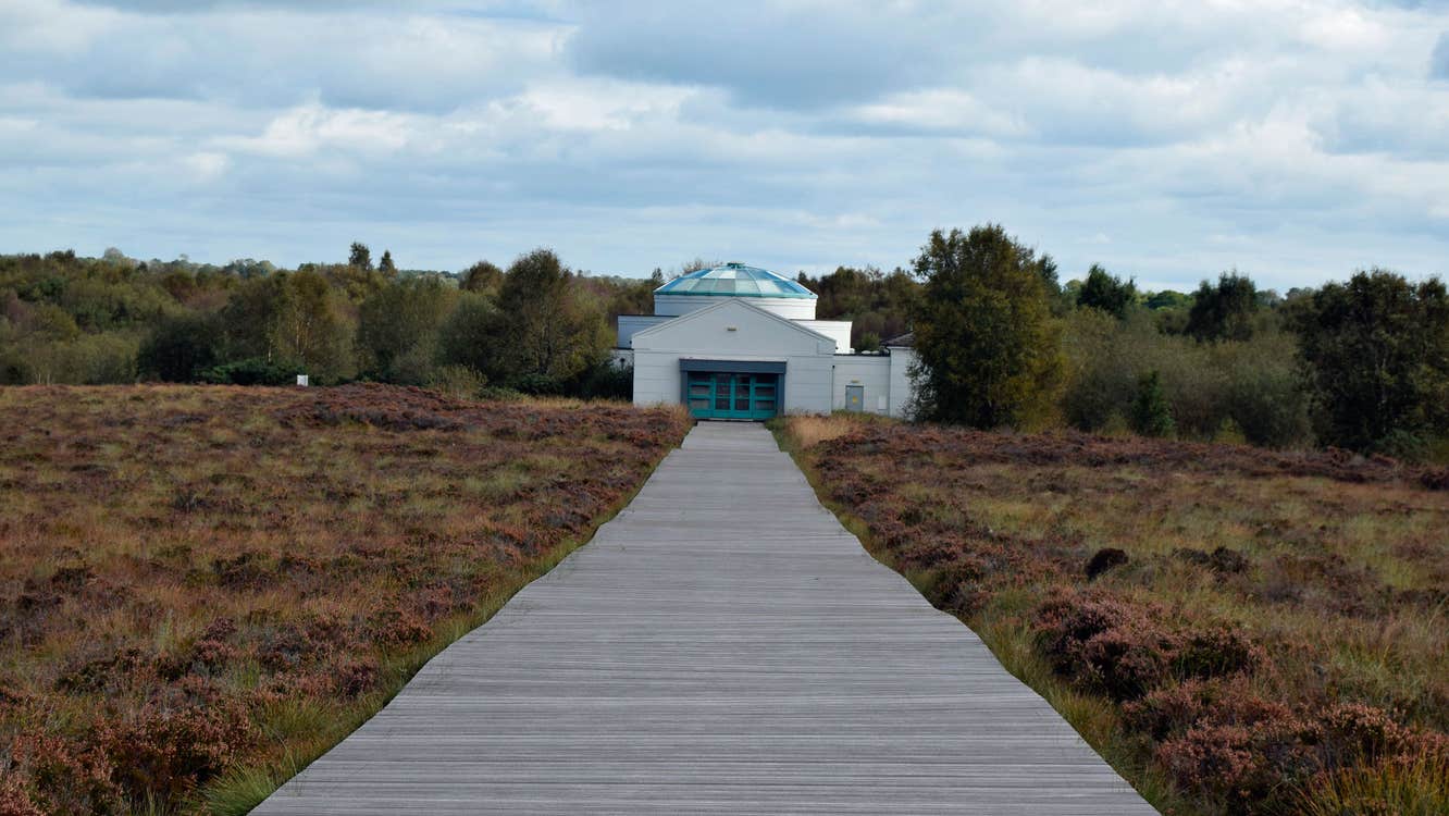Corlea Trackway visitor centre near to the Royal Canal Greenway