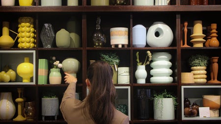 Ceramics display at the Powerscourt Townhouse Centre