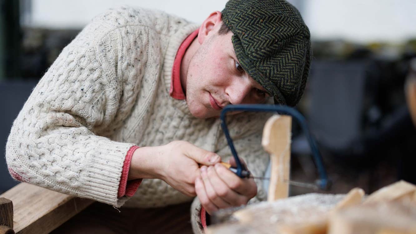 Eoin Reardon in action at Bunratty Castle | Image copyright: Eamon Ward