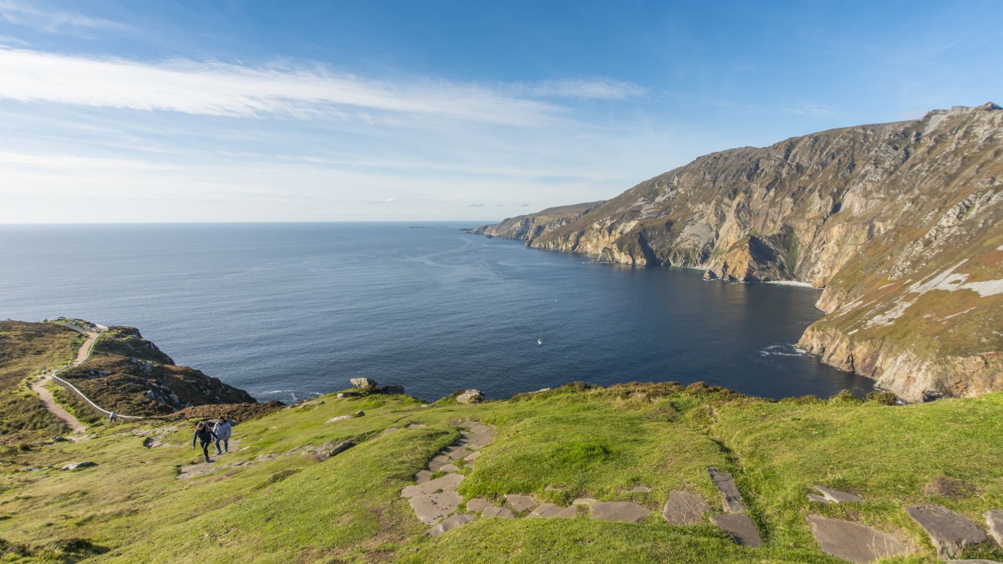 See the spectacular Slieve League sea cliffs.