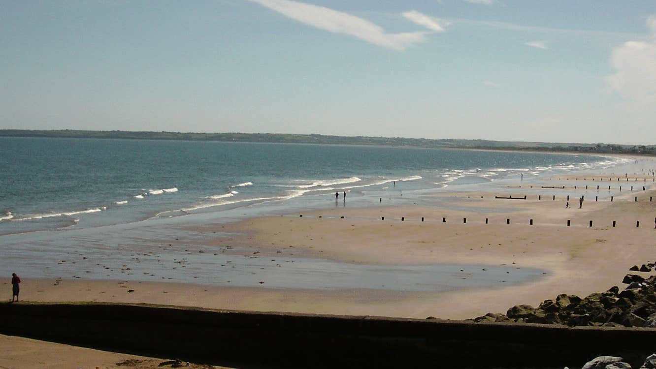 A view of Youghal Claycastle Beach on a summer's day