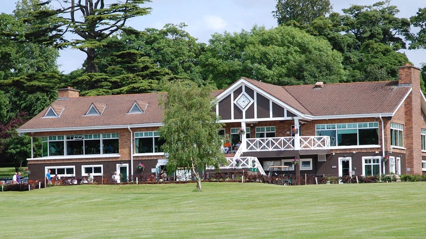 The exterior of the clubhouse at Beech Park Golf Club in Dublin