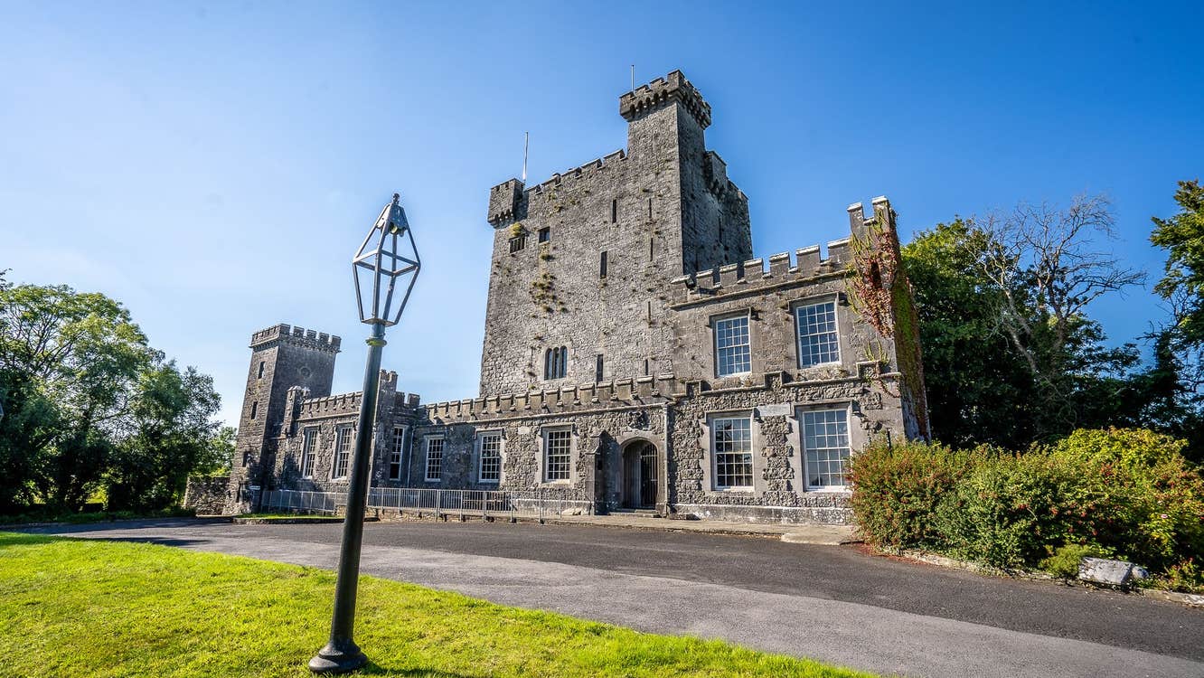 Exterior of a restored castle