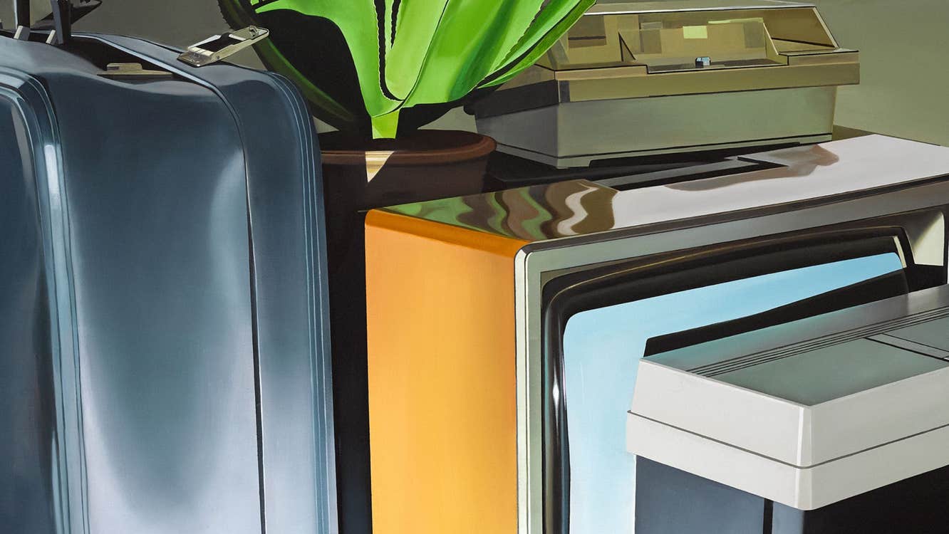 William O'Neill, Night-time imposter, Oil on linen, 110 x 140 cm, 2022. Courtesy the artist.