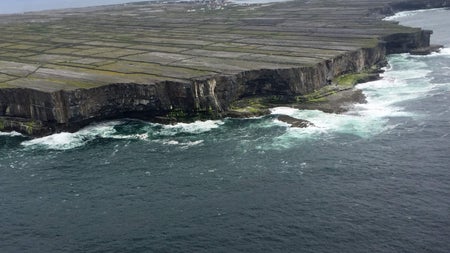 View of the coast of Ireland