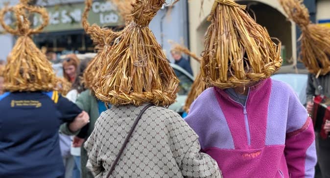 Mummers Parade and Dancing in Foxford Town