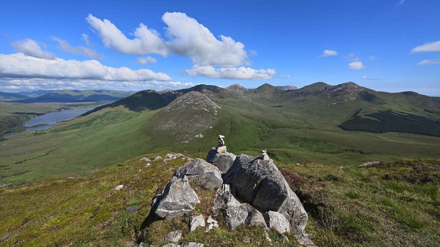 A peak in Connemara National Park in Co Galway