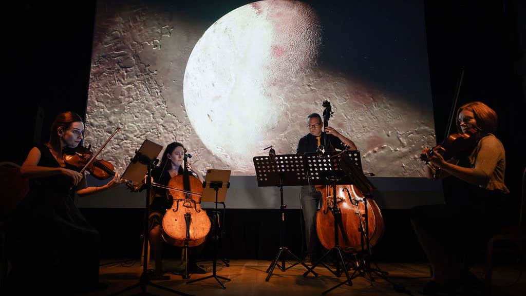 The Pale Blue Dot- live at Clifden Arts Festival. Photo: Clive Tanner