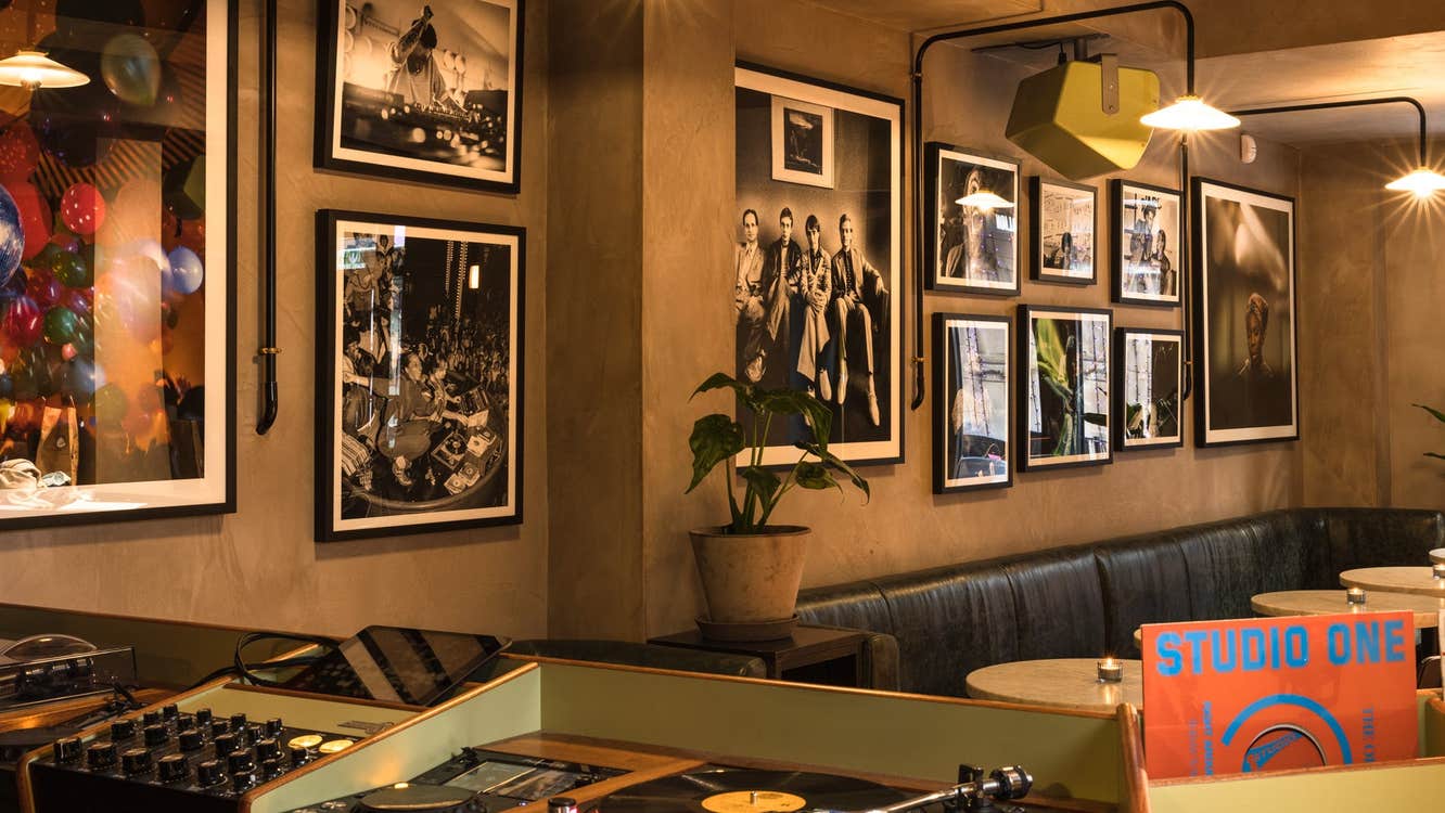 Interior view of Row Wines