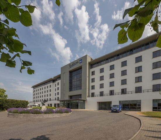 Front view of hotel