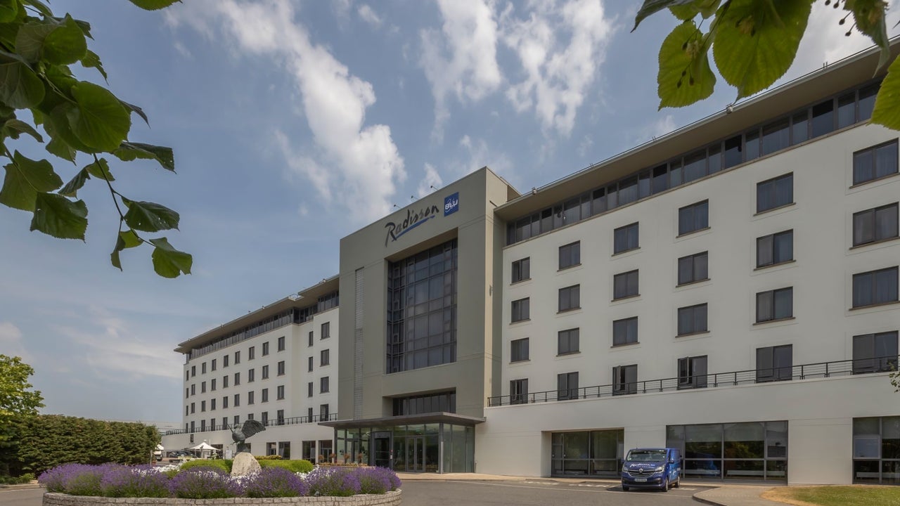 Front view of hotel