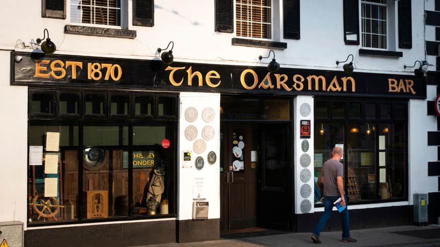 The exterior of The Oarsman Gastropub, Carrick-on-Shannon, County Leitrim