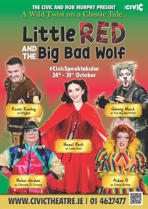 The cast of Little Red & The Big Bad Wolf at The Civic Theatre