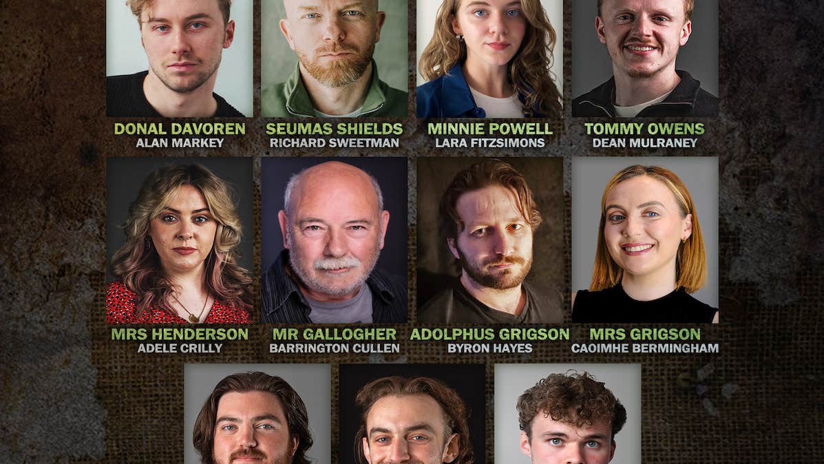 3 lines of individual small photos of actors