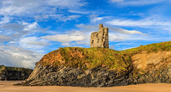 Ballybunion Castle in County Kerry.